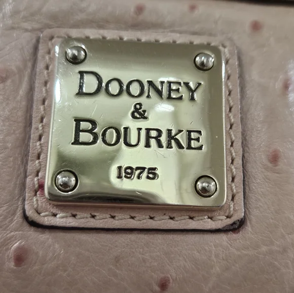 Dooney & Bourke Ostrich Bag (Pink) - Picture 2 of 16